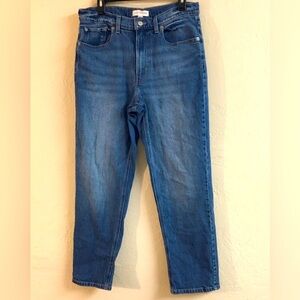 Lucky Brand Boy Mid Rise Relaxed Straight Jeans 10 Blue Casual Denim